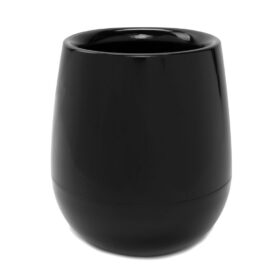 Maceta Uovo Grande Negro