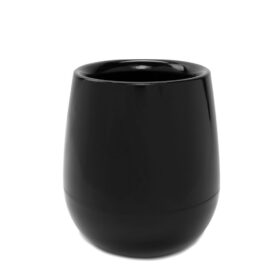 Maceta Uovo Mediana Negro