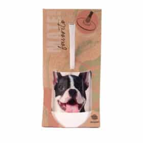 Mate Bulldog francés + Bombilla + Saca Yerba - Imagen 3