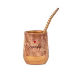 Mate Caniche + Bombilla + Saca Yerba - Imagen 2