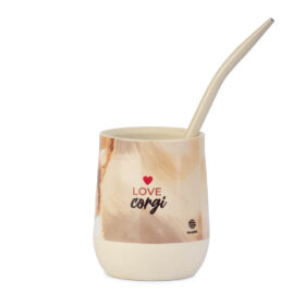 Mate Corgi + Bombilla + Saca Yerba - Imagen 2