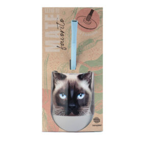 Mate Gato Siames + Bombilla + Saca Yerba - Imagen 3