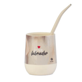 Mate Labrador + Bombilla + Saca Yerba - Imagen 2