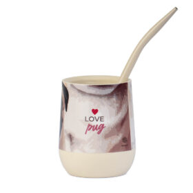 Mate Pug + Bombilla + Saca Yerba - Imagen 2