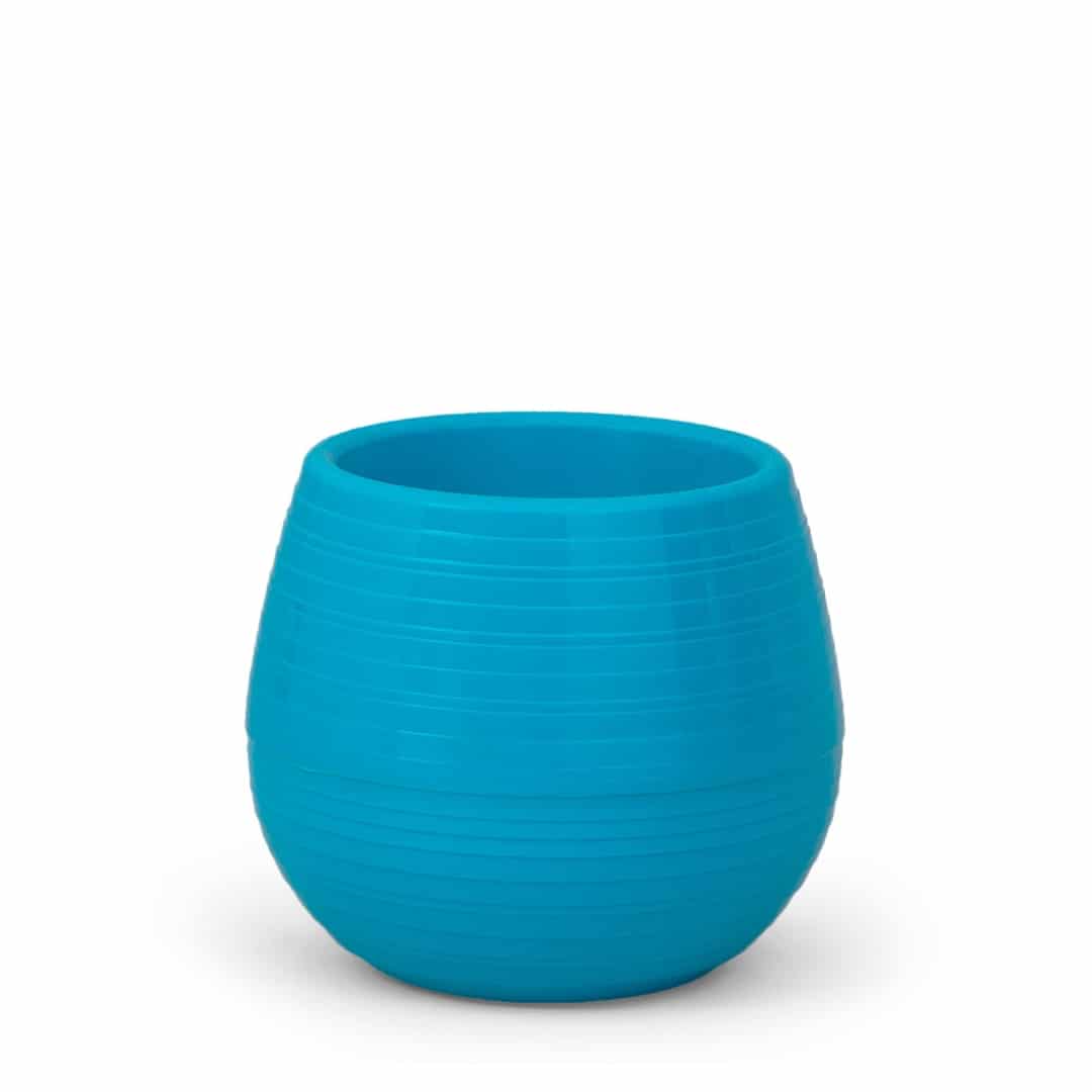 auto 3 turquesa escalada Maceta Autorriego 3 - Colores fuertes - Imagen 1