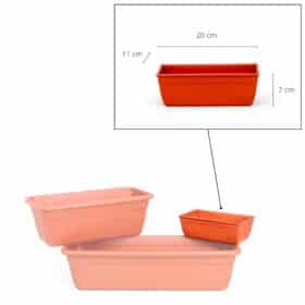 Maceta Jardinera Mini 20 - Colores Clasicos - Imagen 4