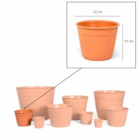 Maceta Simil 20 - Línea Woods - Imagen 5