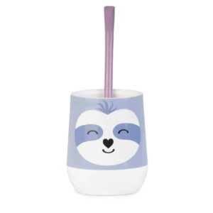 Mate Perezoso azul + Bombilla + Saca Yerba