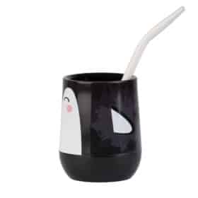 Mate Pinguino + Bombilla + Saca Yerba - Imagen 2