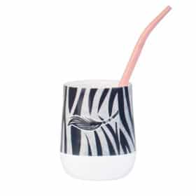 Mate Zebra + Bombilla + Saca Yerba - Imagen 2
