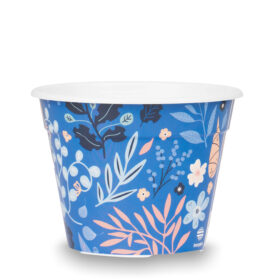 Deco Circular 16 - Flores azul - Imagen 3