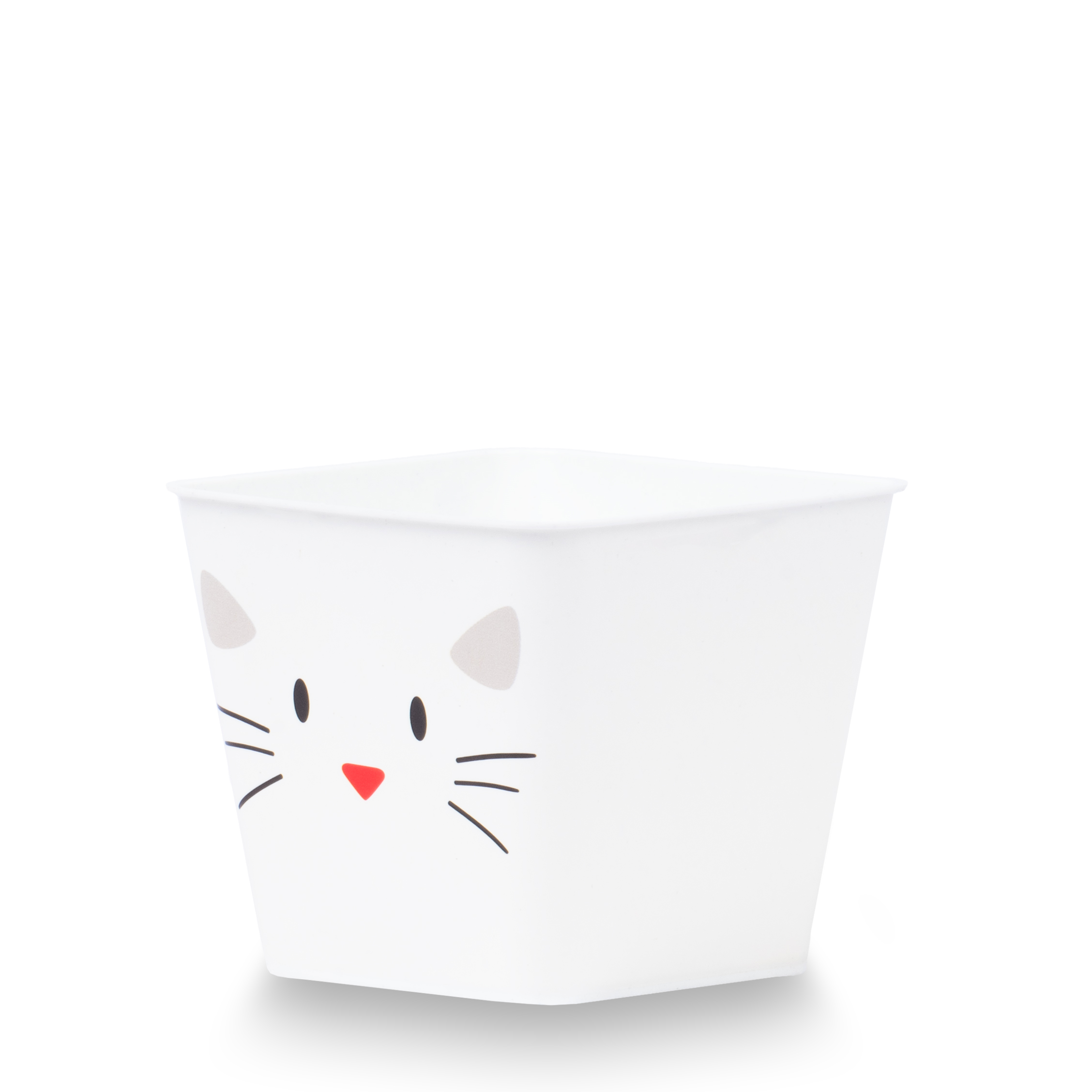 Gato blanco (diagonal 1) Deco Cuadrada 8 - Gato Blanco - Imagen 1