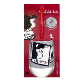 Mate Mafalda 09 + Bombilla + Saca Yerba - Imagen 3