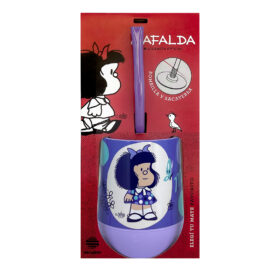 Mate Mafalda 07 + Bombilla + Saca Yerba - Imagen 3