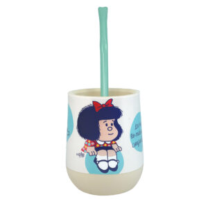 Mate Mafalda 03 + Bombilla + Saca Yerba