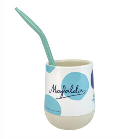 Mate Mafalda 03 + Bombilla + Saca Yerba - Imagen 2