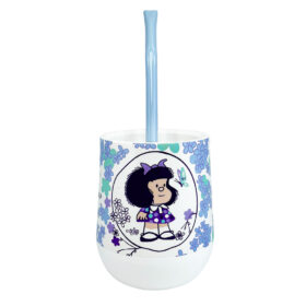 Mate Mafalda 08 + Bombilla + Saca Yerba