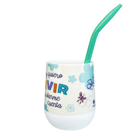 Mate Mafalda 10 + Bombilla + Saca Yerba - Imagen 2