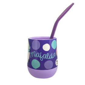 Mate Mafalda 07 + Bombilla + Saca Yerba - Imagen 2