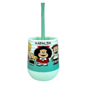 Mate Mafalda 05 + Bombilla + Saca Yerba