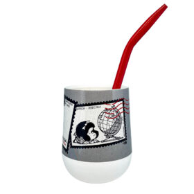 Mate Mafalda 09 + Bombilla + Saca Yerba - Imagen 2