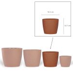 Maceta Nórdica 17 - Loza Moka - Imagen 4