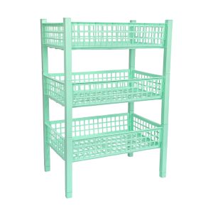 Canasto organizador 3 niveles - Verde BB