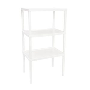 Organizador estantes 3 niveles - Blanco