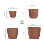 Maceta Nórdica Enlozada Premium Set x4 N12 17 19 Y 22 - Imagen 3