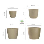 Maceta Nórdica Enlozada Premium Set x4 N12 17 19 Y 22 - Imagen 3