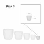 Maceta Riga 9 - Tiza - Imagen 3