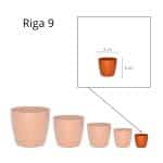 Maceta Riga 9 - Ladrillo - Imagen 3