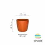 Maceta Riga 13 - Ladrillo - Imagen 4