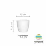 Maceta Riga 13 - Blanco - Imagen 4