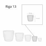 Maceta Riga 13 - Tiza - Imagen 3