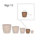 Maceta Riga 13 - Moka - Imagen 3