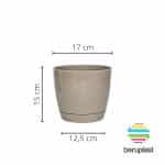 Maceta Riga 17 - Vison - Imagen 4