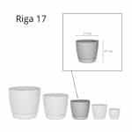 Maceta Riga 17 - Cemento - Imagen 4