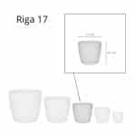 Maceta Riga 17 - Tiza - Imagen 3