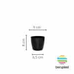 Maceta Riga 9 - Negro - Imagen 4