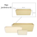 Riga Jardinera 45 - Marfil - Imagen 3