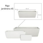 Riga Jardinera 45 - Cemento - Imagen 3