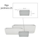 Riga Jardinera 25 - Cemento - Imagen 3