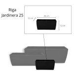 Riga Jardinera 25 - Negro - Imagen 3