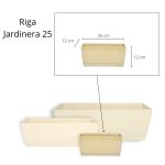 Riga Jardinera 25 - Marfil - Imagen 3