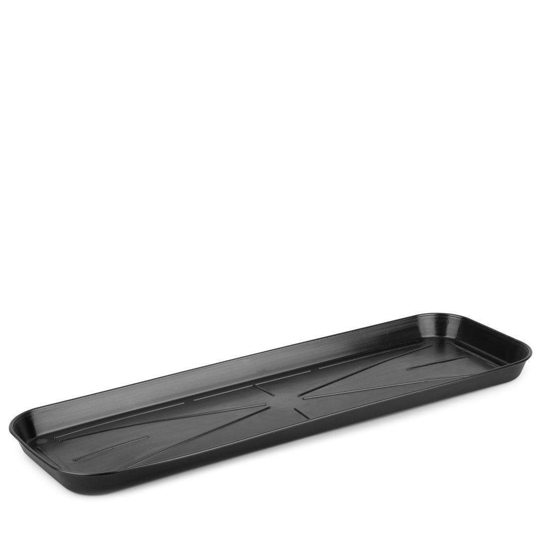 Plato para jardin 50 - Negro 1 Plato Jardinera 50 - Colores clasicos - Imagen 1