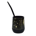 Mate Signos Leo + Bombilla + Saca Yerba - Imagen 2