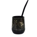 Mate Signos Capricornio + Bombilla + Saca Yerba - Imagen 3