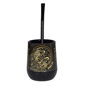 Mate Signos Piscis + Bombilla + Saca Yerba