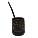 Mate Signos Libra + Bombilla + Saca Yerba - Imagen 3
